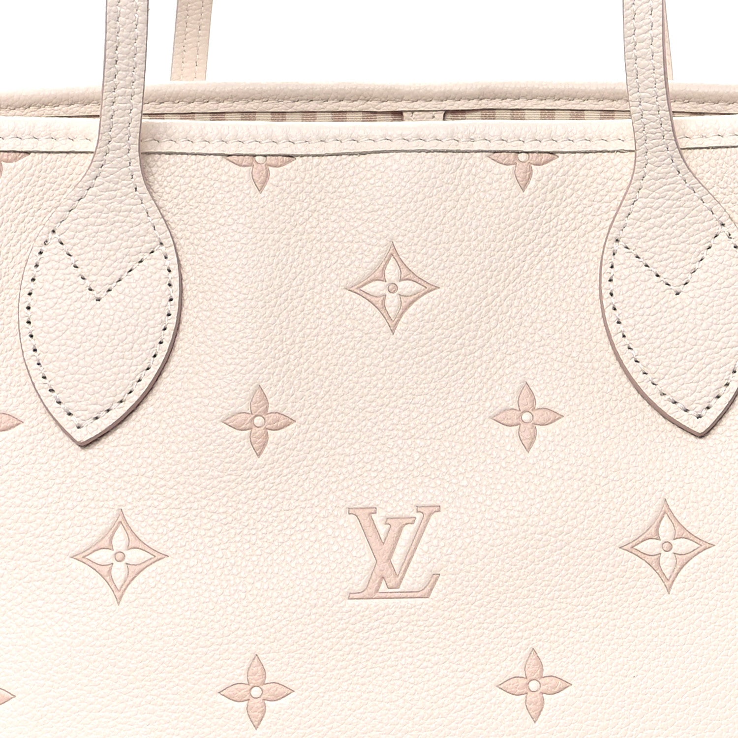 Louis Vuitton Monogram Debossed Neverfull MM Eden 8 of 11