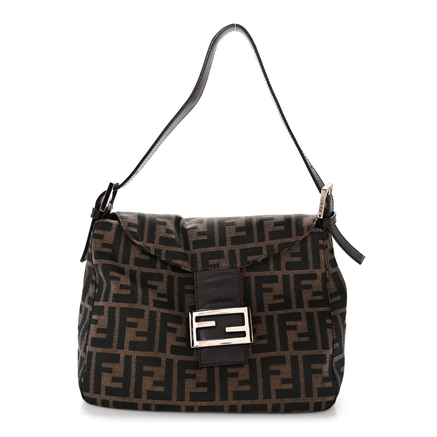 Fendi Zucca Shoulder Bag Tobacco 1 of 14