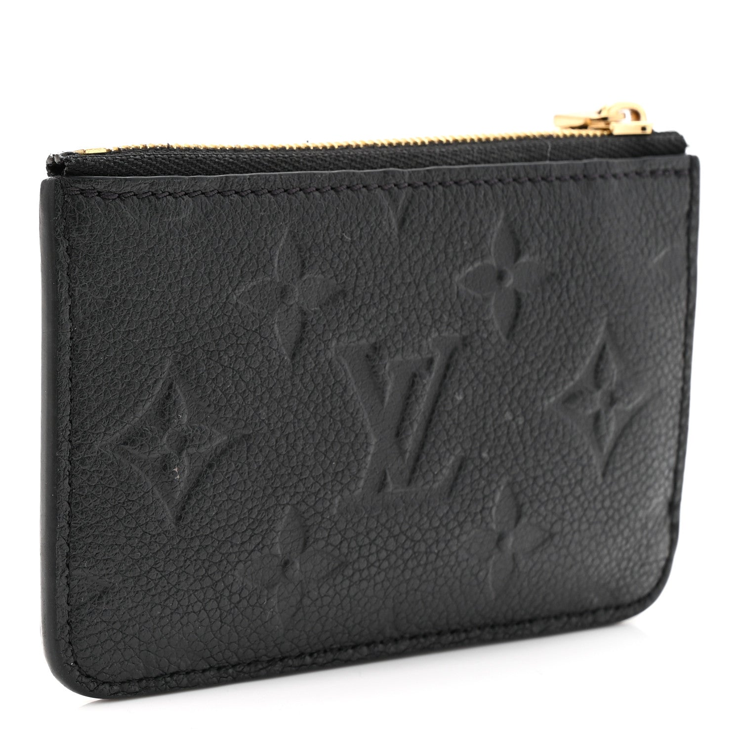 Louis Vuitton Empreinte Monogram Zipped Romy Card Holder Black 3 of 7