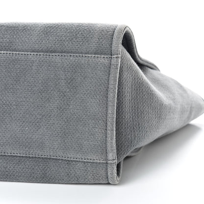 Chanel Canvas Large Deauville Tote Grey 10 of 10