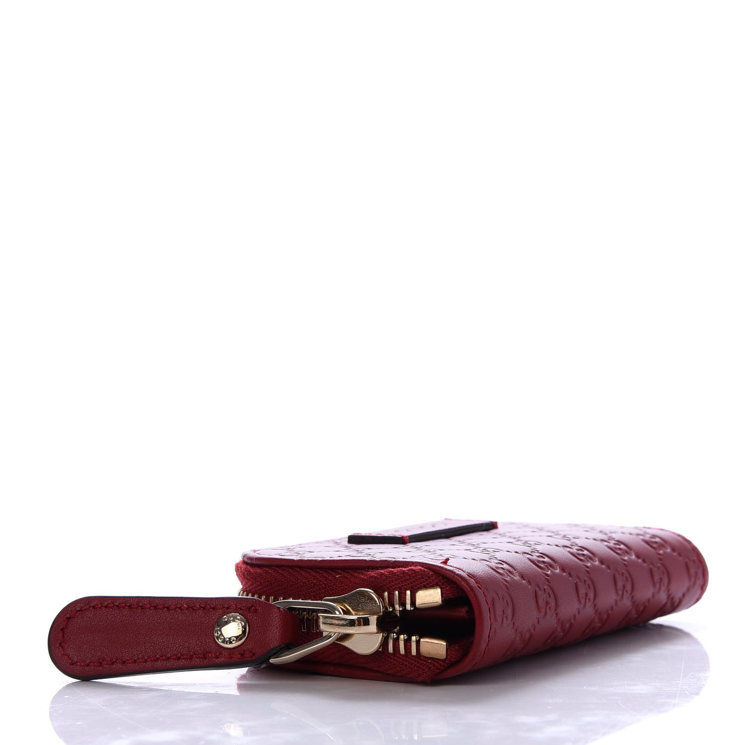 Gucci Microguccissima Zip Around Card Case Red 4 of 7