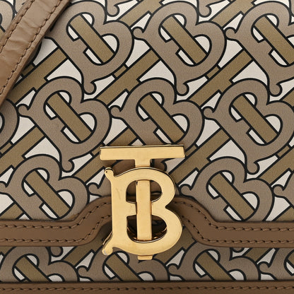 Burberry Calfskin Monogram Mini TB Bag Brown 7 of 14