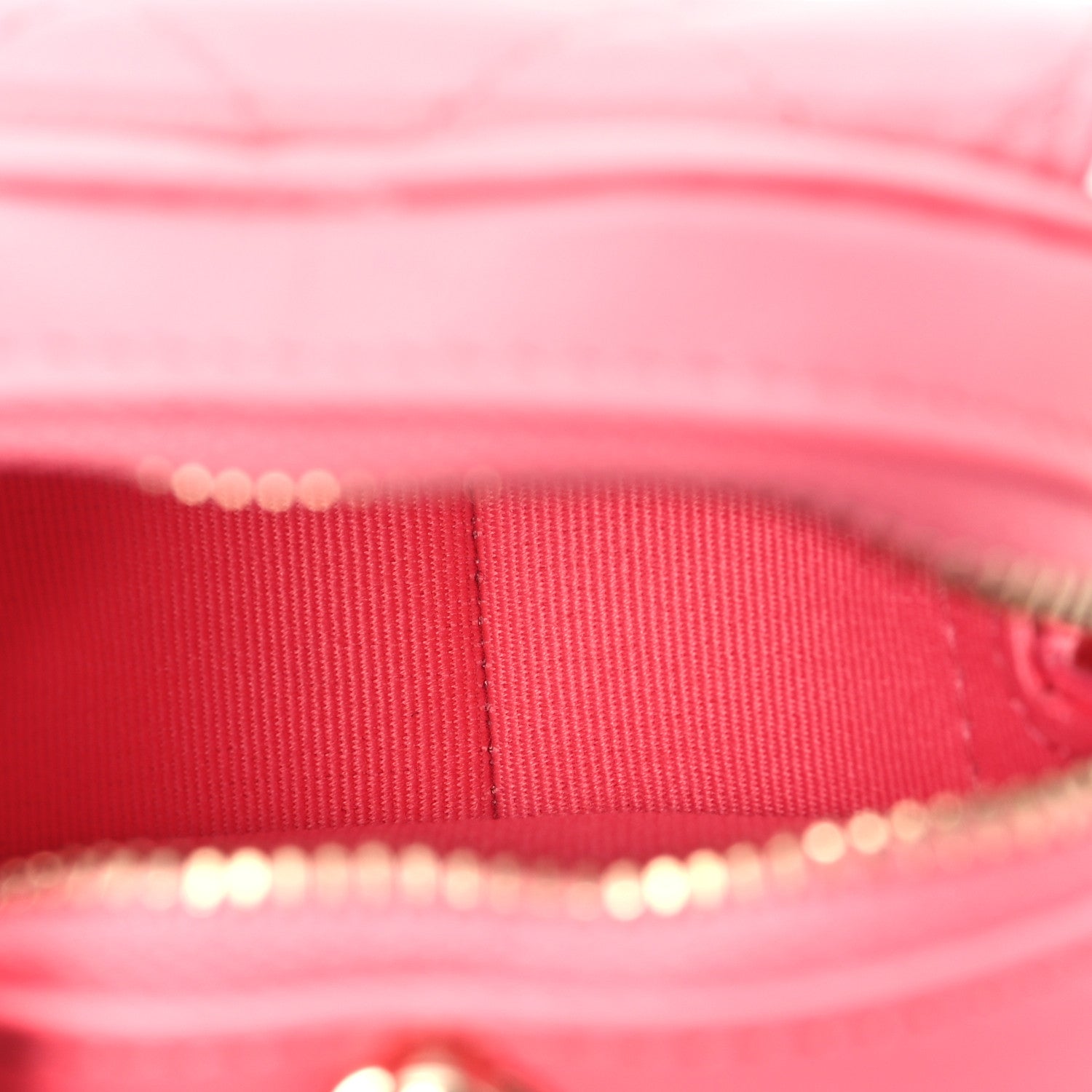 Chanel Lambskin Quilted CC In Love Heart Coin Purse With Chain Pink 5 of 11