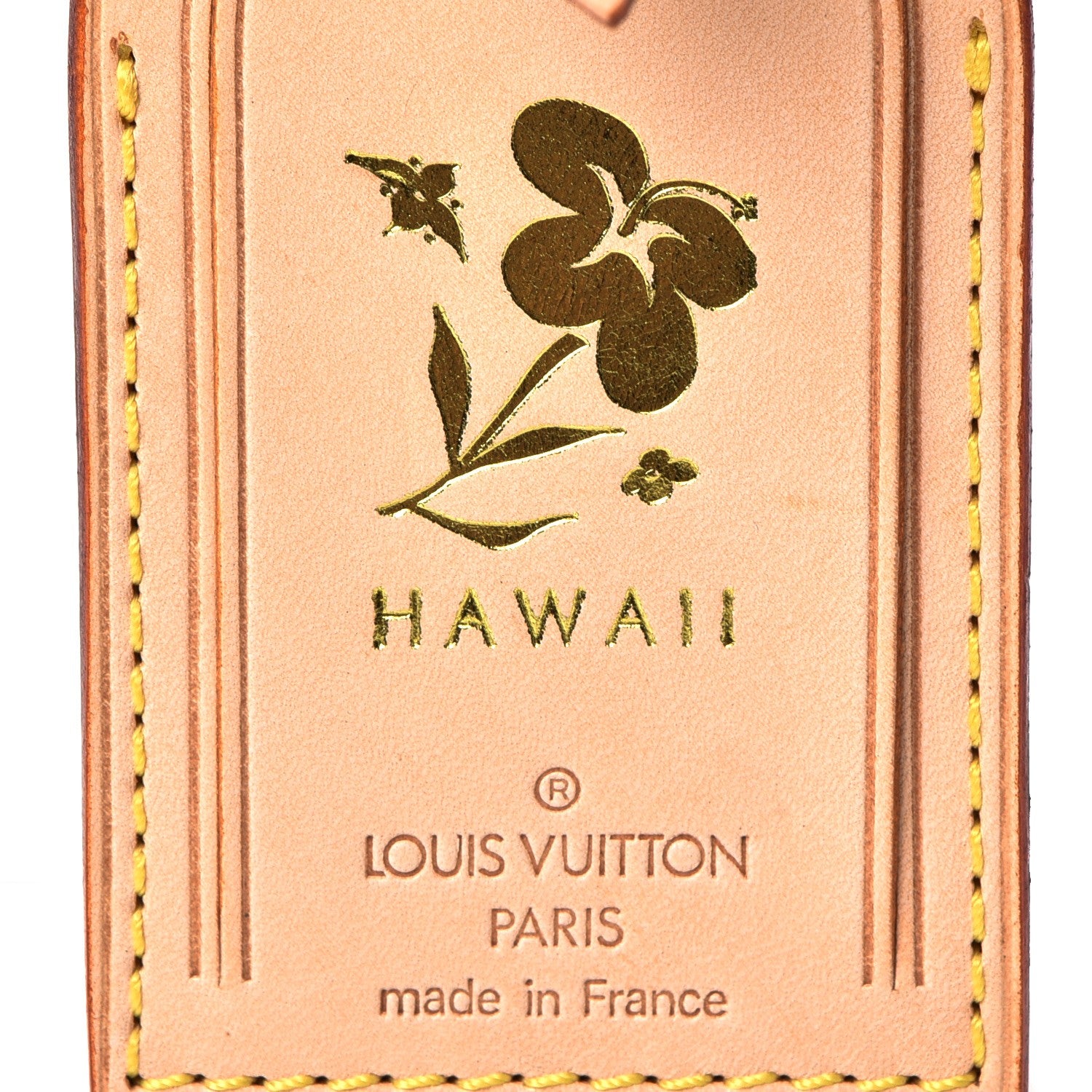 Louis Vuitton Vachetta Luggage Tag 3 of 5