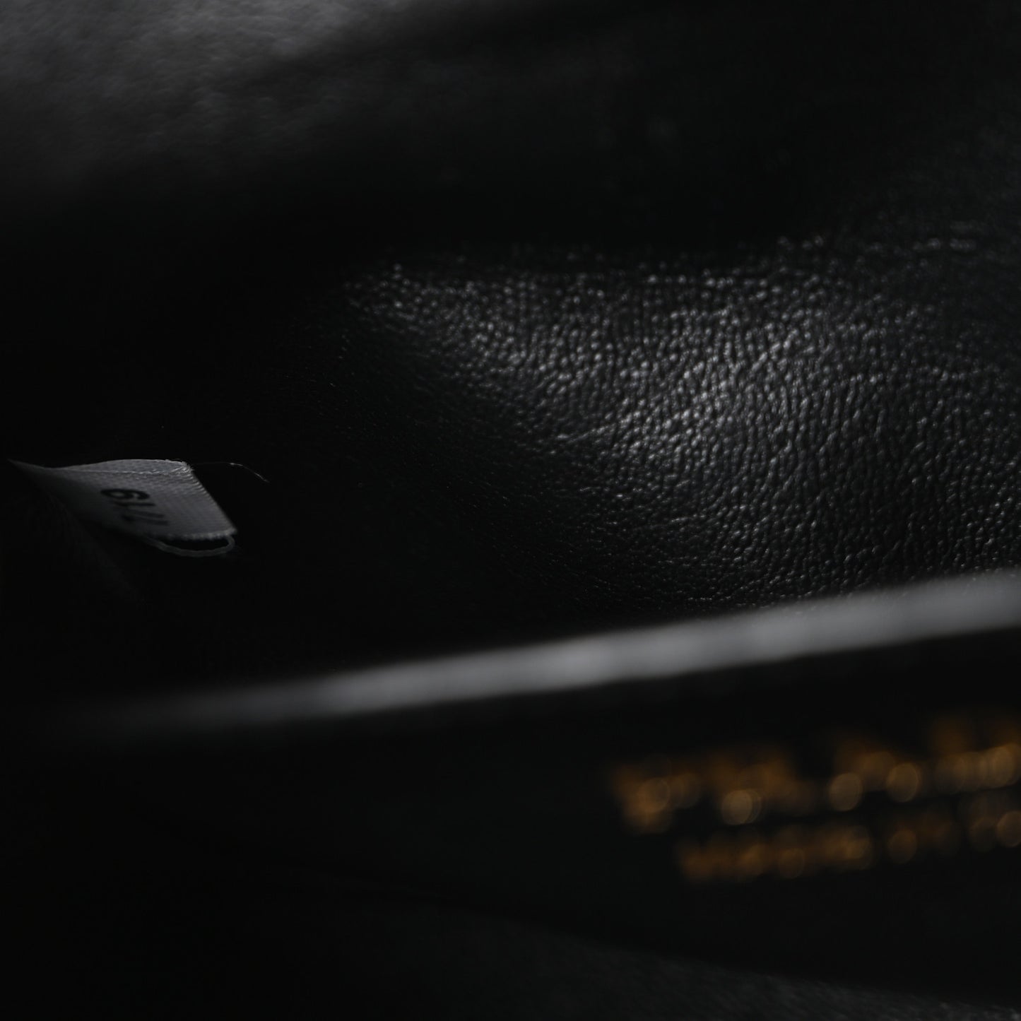 Soft Calfskin Swing Shoulder Bag Black Hazelnut