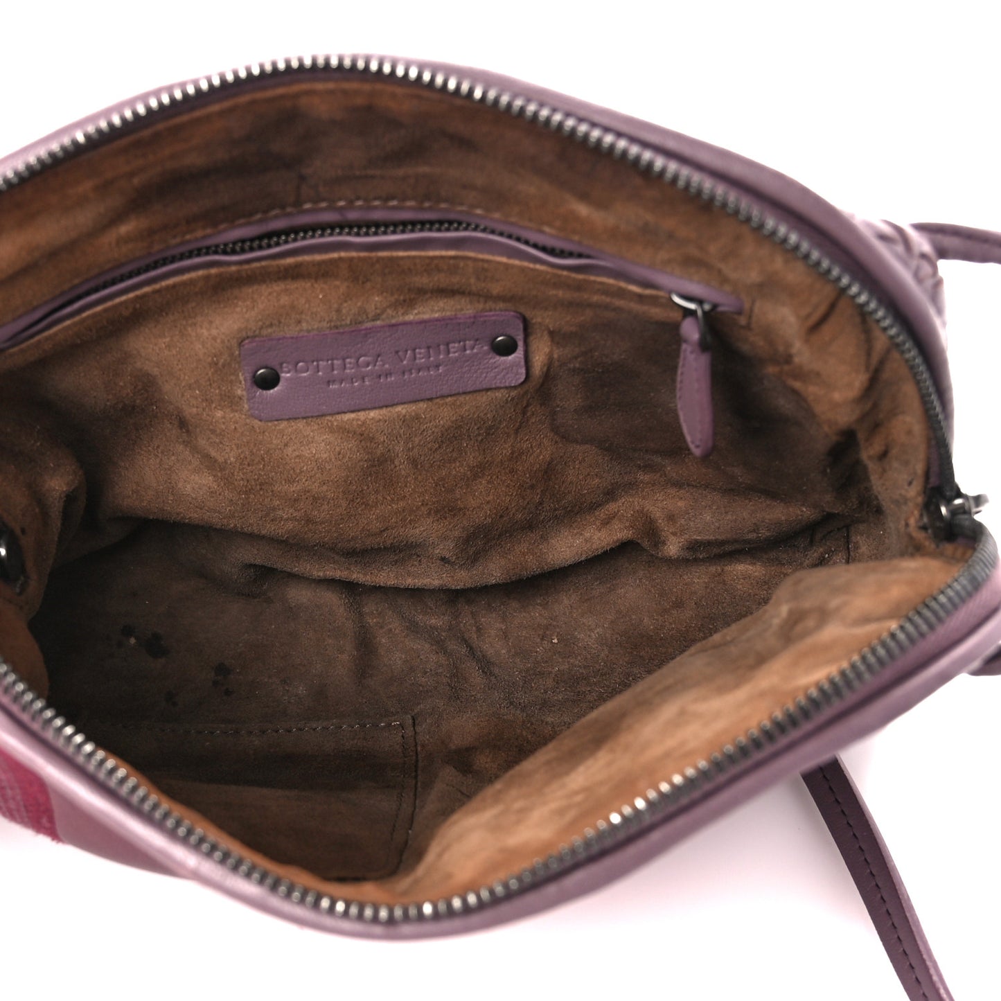 Nappa Intrecciato Embroidered Nodini Crossbody Messenger Multicolor