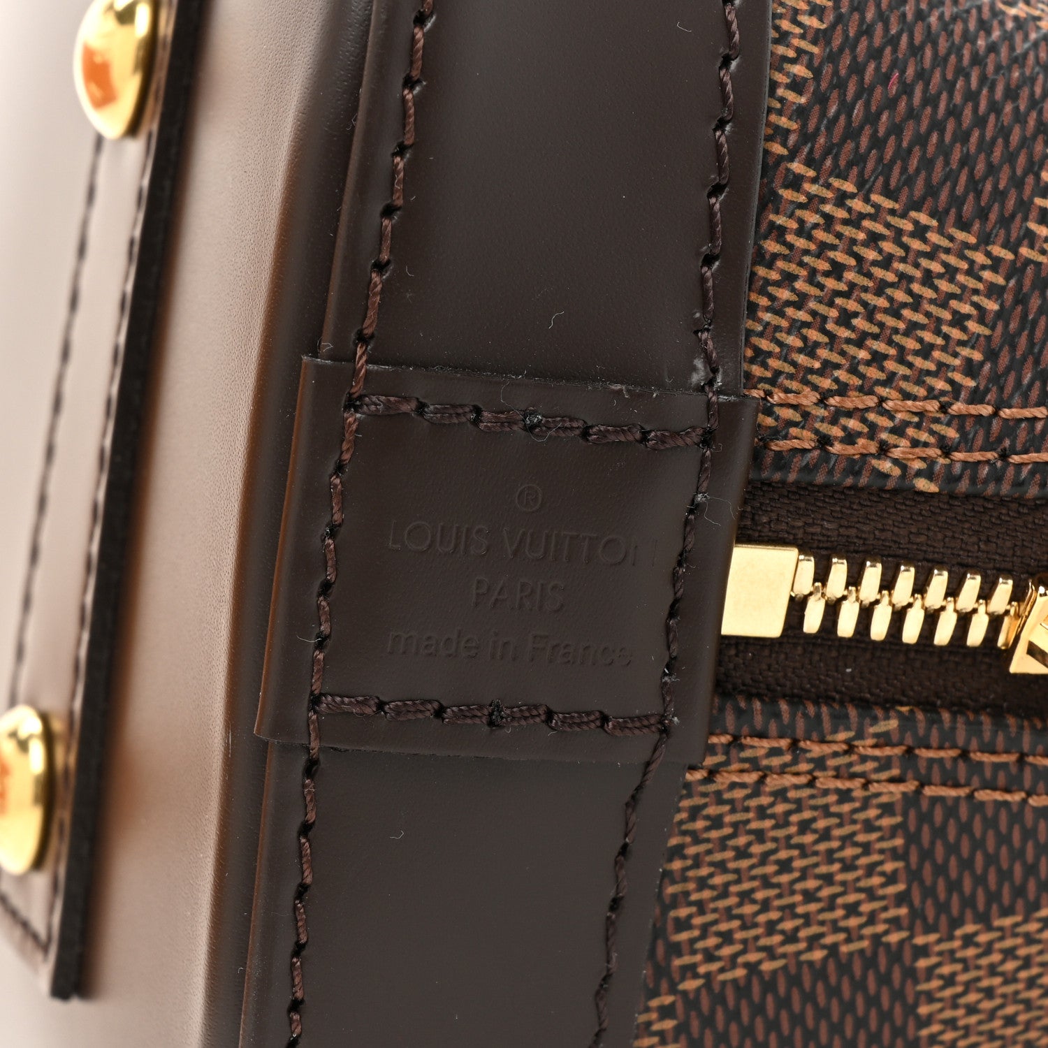 Louis Vuitton Damier Ebene Alma BB 6 of 9