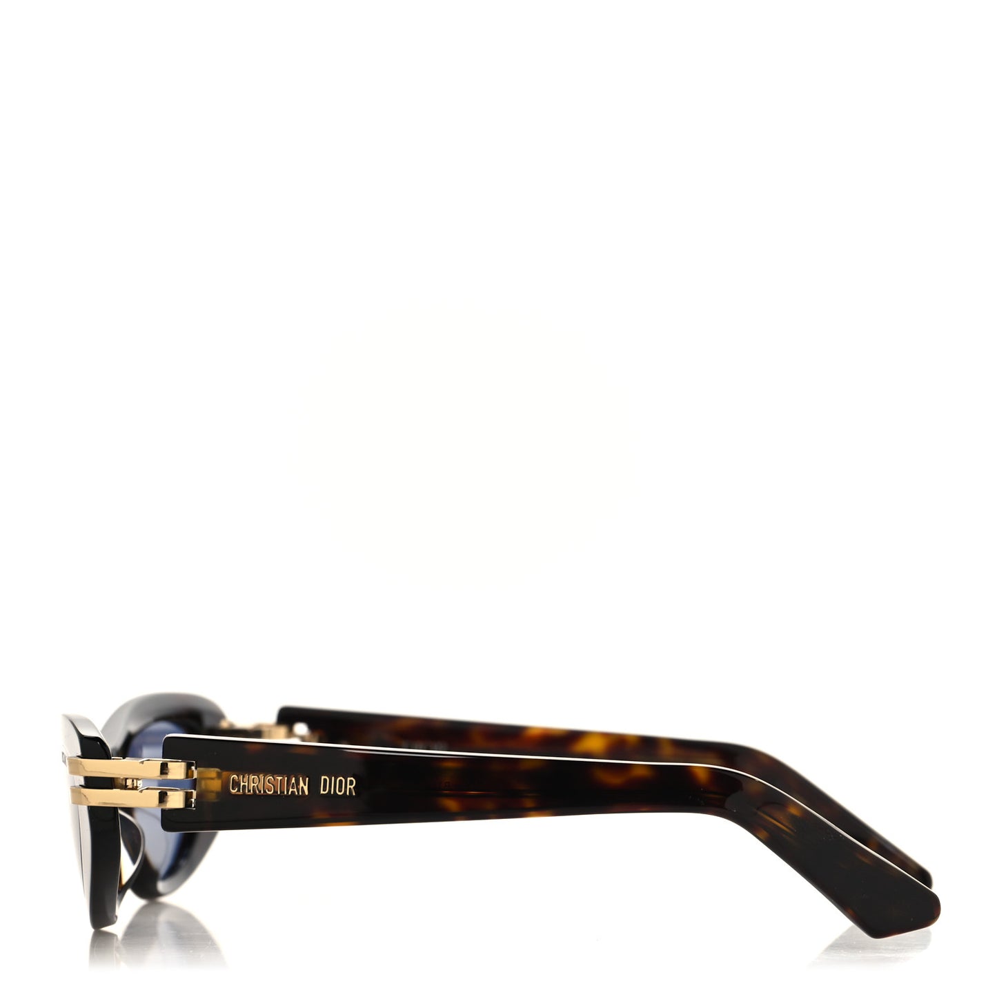 Acetate CDior B1U Cat Eye Sunglasses Tortoise