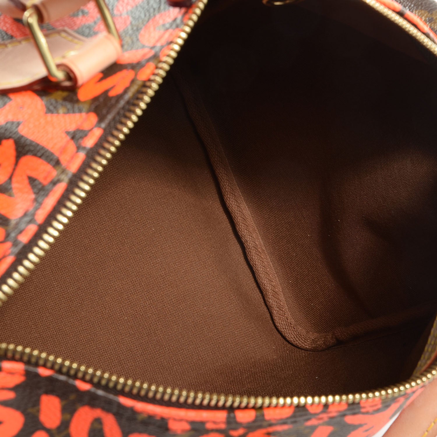 Louis Vuitton Monogram Graffiti Speedy 30 Orange 5 of 7