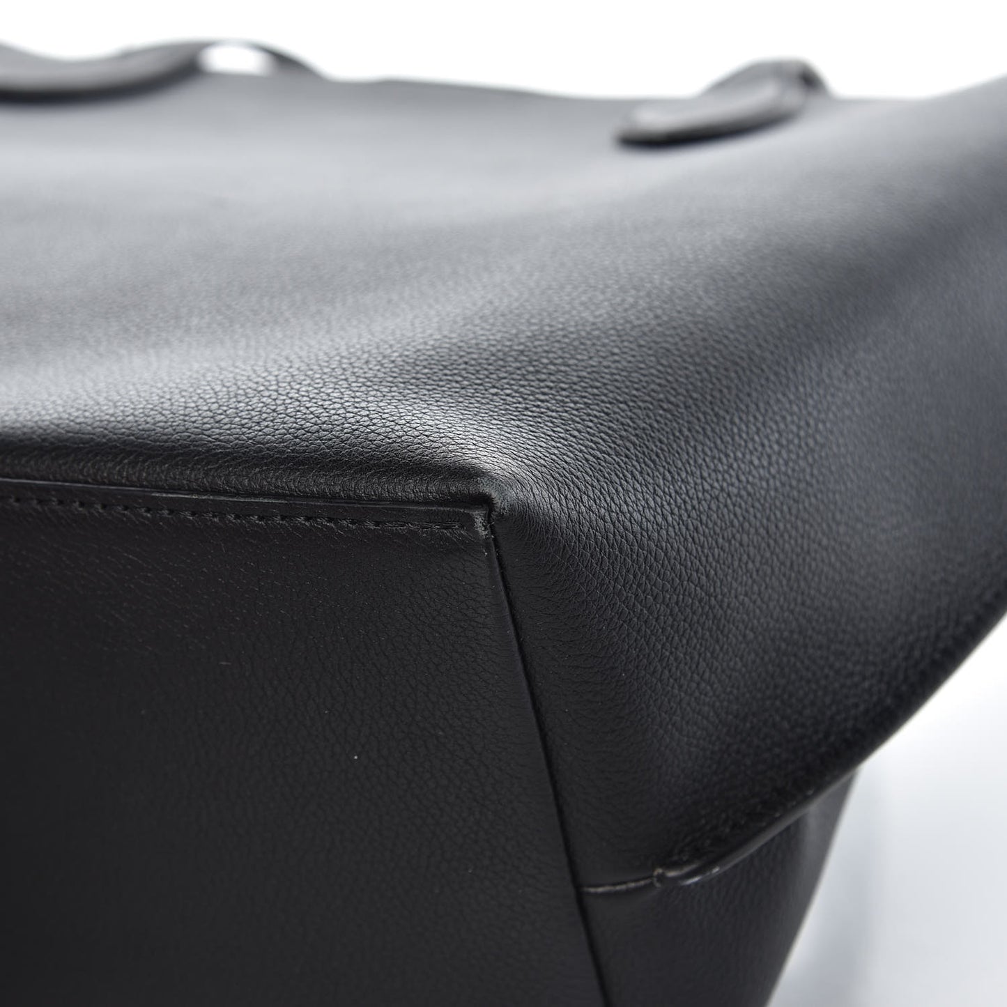 Calfskin Lockme Go Tote Black