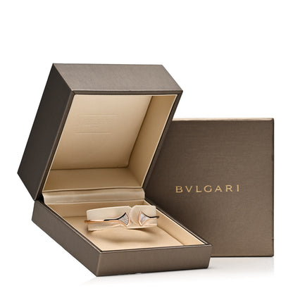 Bulgari 18K Rose Gold Diamond Mother of Pearl Divas Dream Bracelet 4 of 4