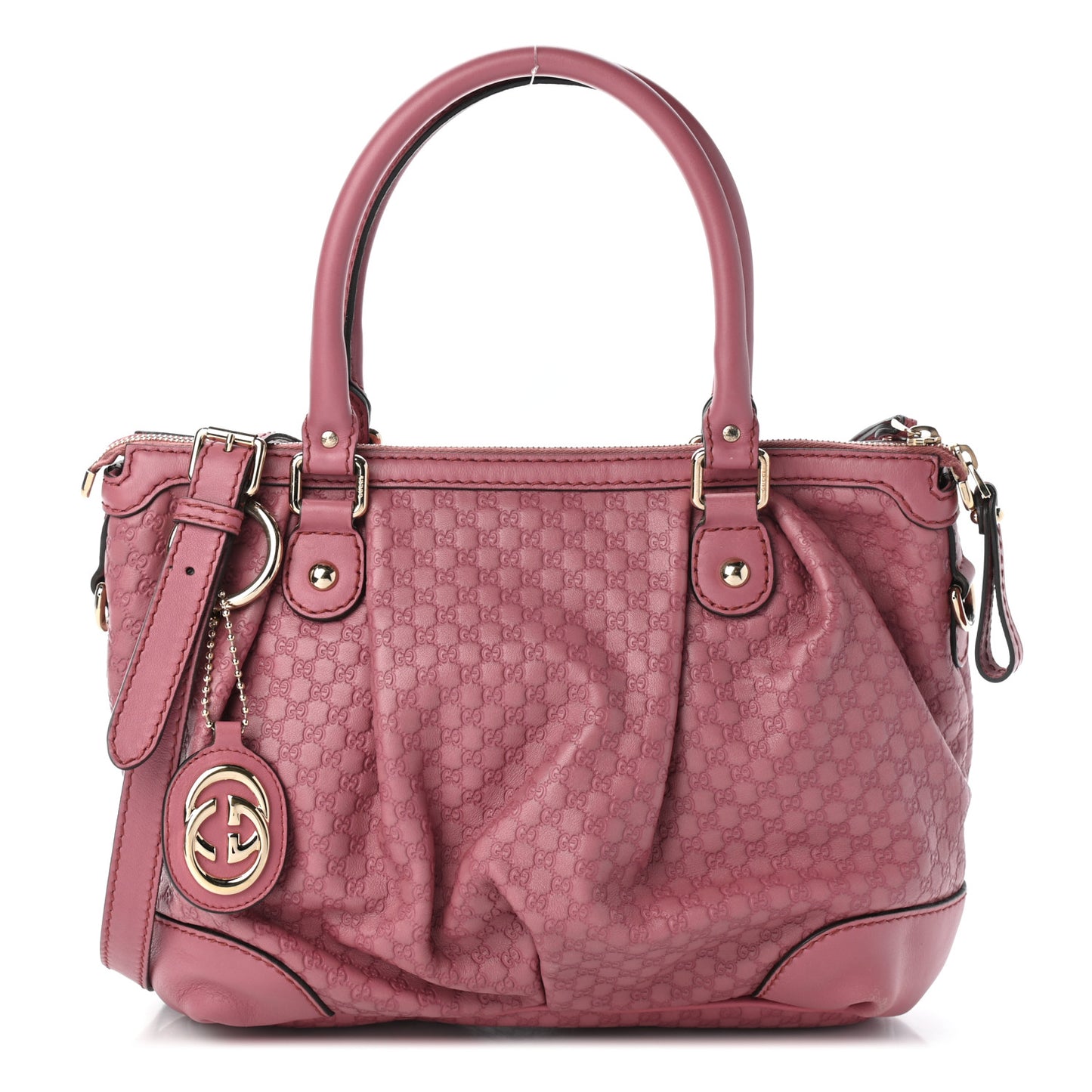Microguccissima Medium Sukey Top Handle Bag Vintage Rose