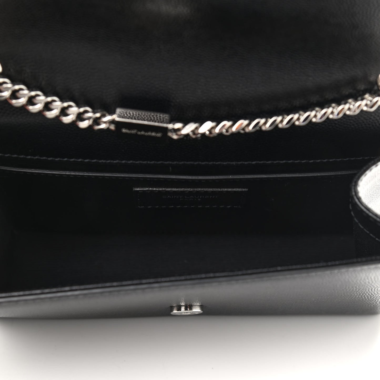 Grain De Poudre Small Monogram Kate Satchel Black