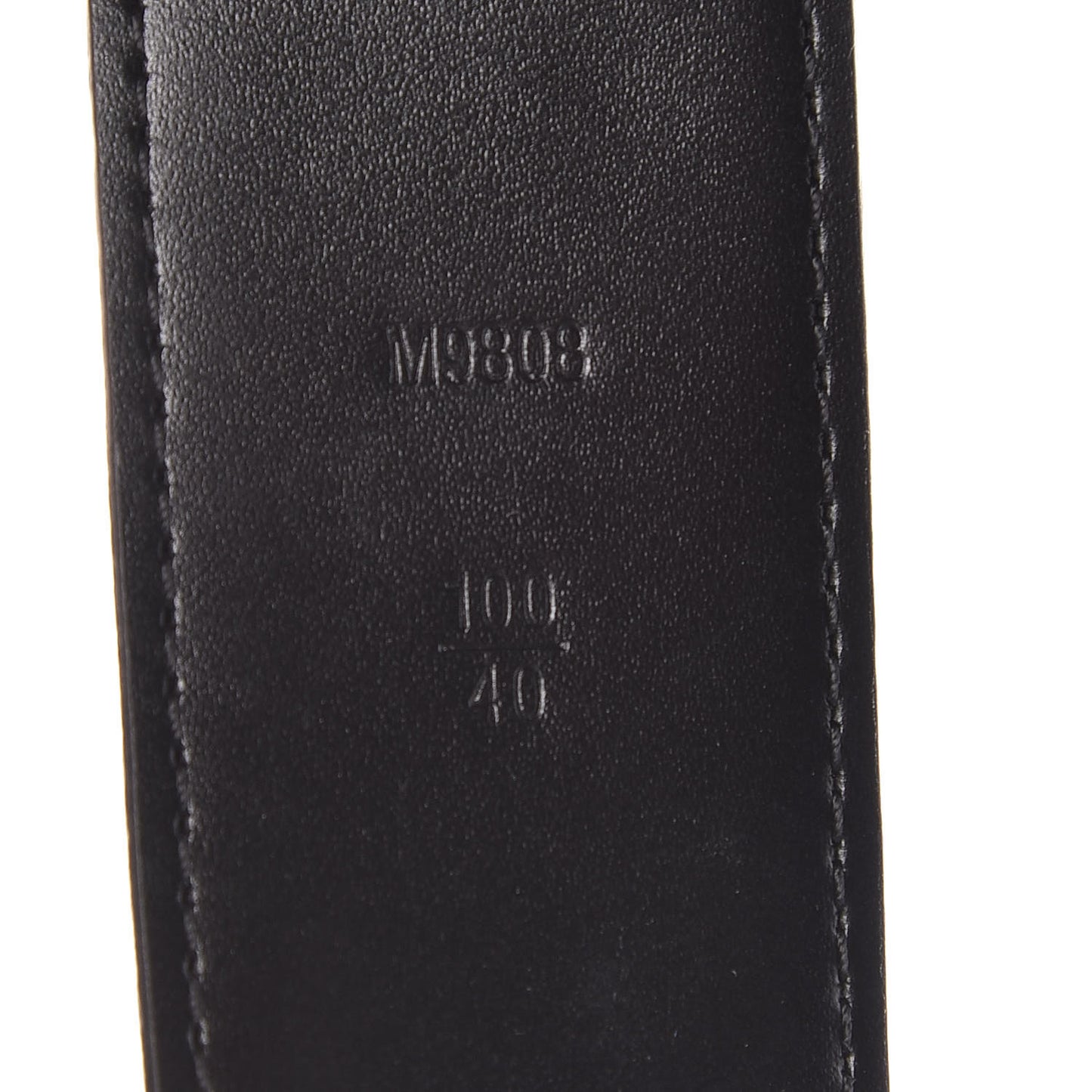 Damier Graphite LV Initiales Belt 100 40