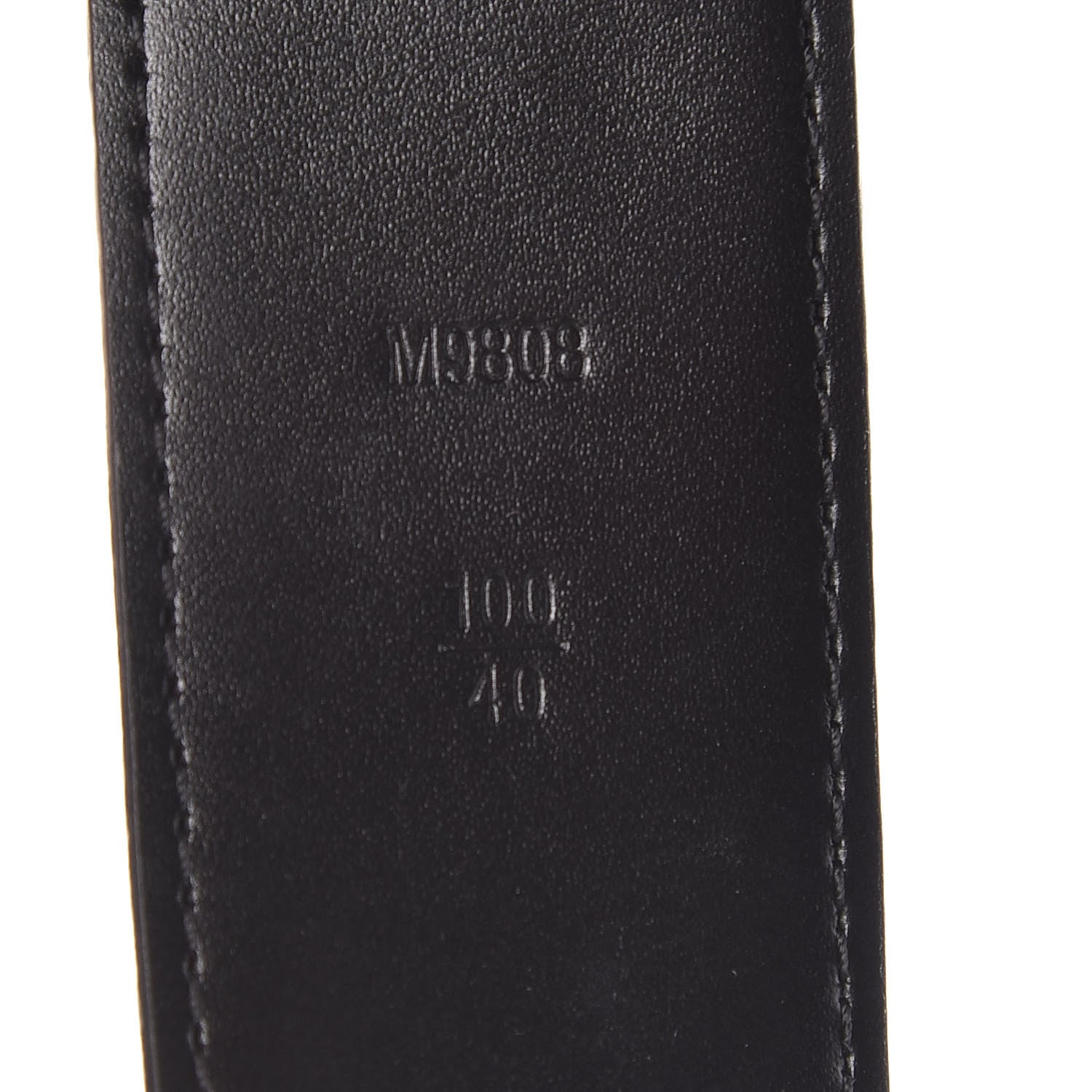 Louis Vuitton Damier Graphite LV Initiales Belt 100 40 4 of 9
