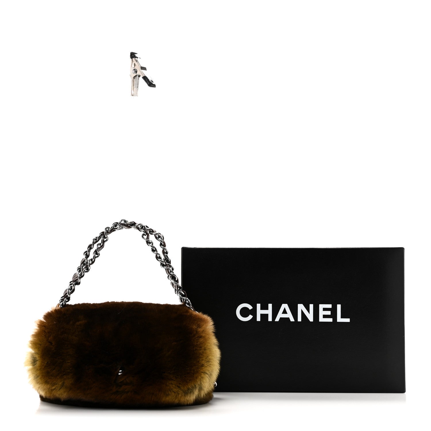 Chanel Rabbit Fur Chain Flap Brown 1812211 – FASHIONPHILE