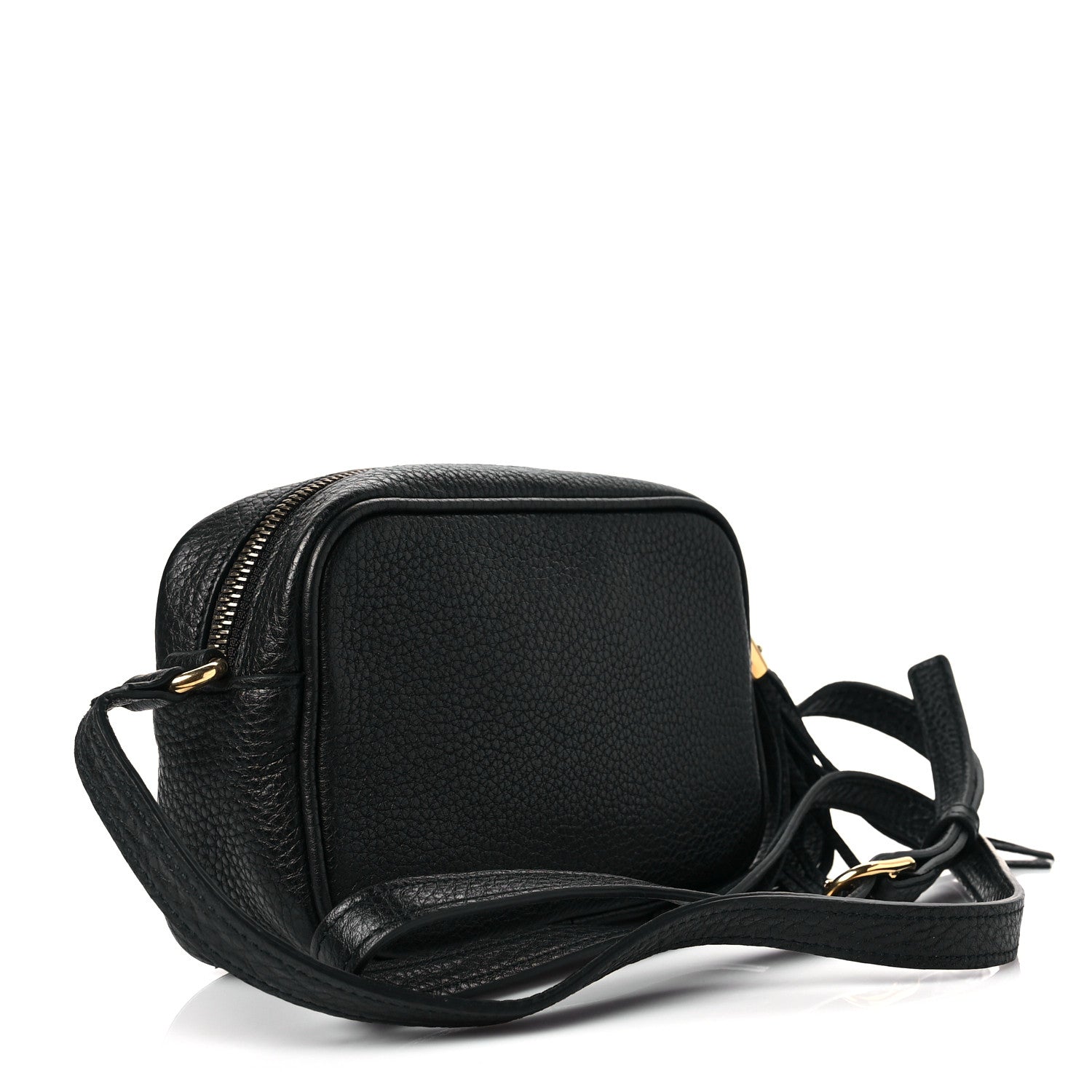 Gucci Pebbled Calfskin Mini Soho Disco Bag Black 3 of 7