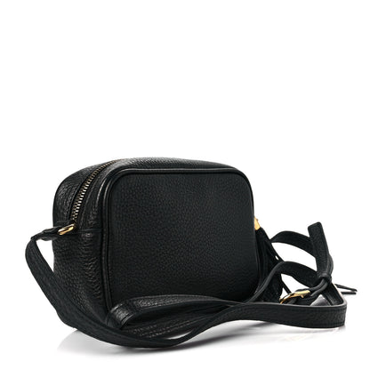 Gucci Pebbled Calfskin Mini Soho Disco Bag Black 3 of 7