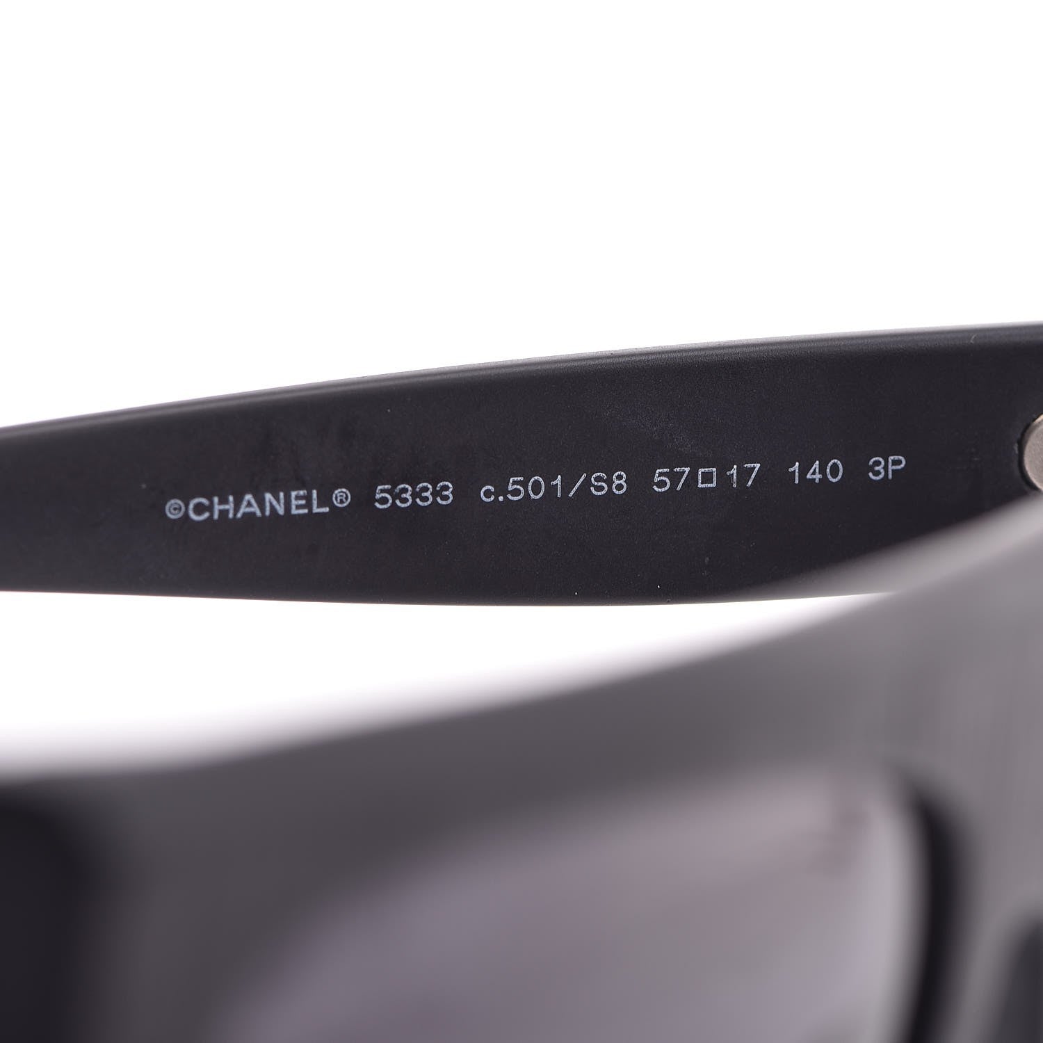 Chanel Polarized CC Sunglasses 5333 Matte Black 5 of 8