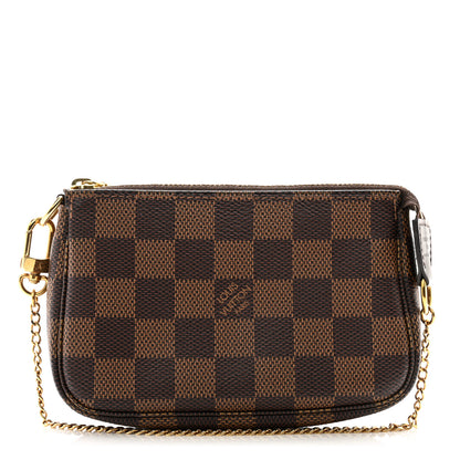 Louis Vuitton Damier Ebene Mini Pochette Accessories 1 of 8