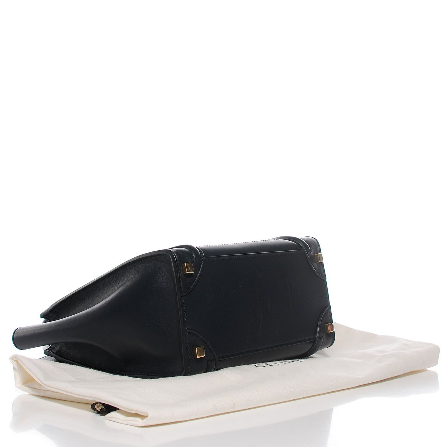 Smooth Calfskin Micro Luggage Navy Blue