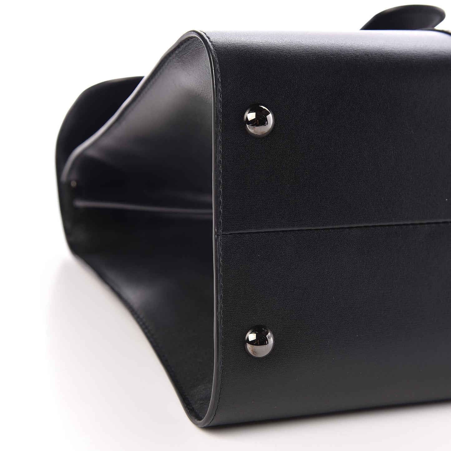 Calfskin MM L'Humour Brillant Satchel Black