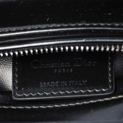 Christian Dior Glazed Calfskin Medium Lady Dior Black 6 of 8