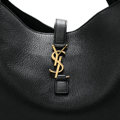 Saint Laurent Grained Deerskin Bea Tote Black 8 of 11