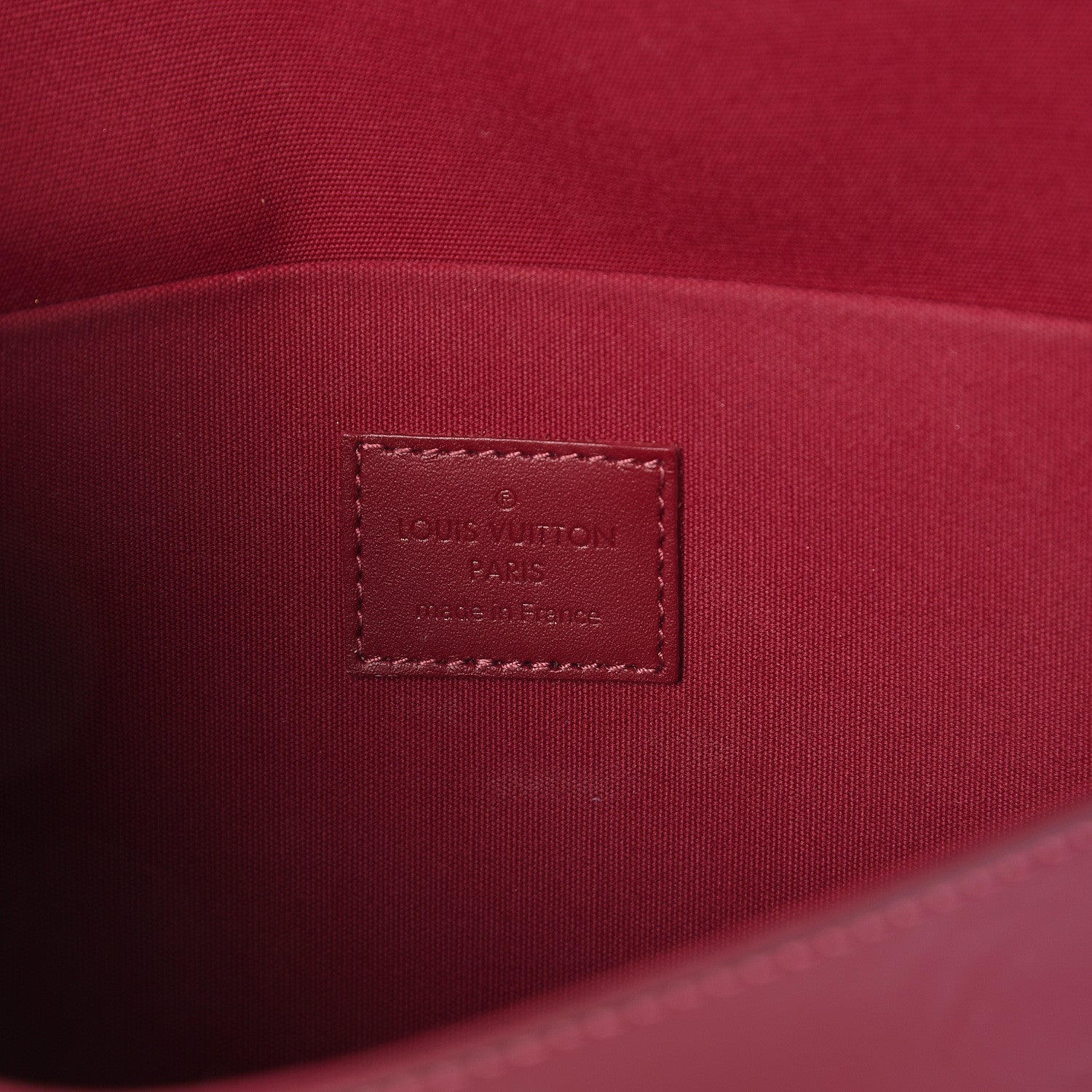 Louis Vuitton Vernis Felicie Chain Wallet Magenta 5 of 7