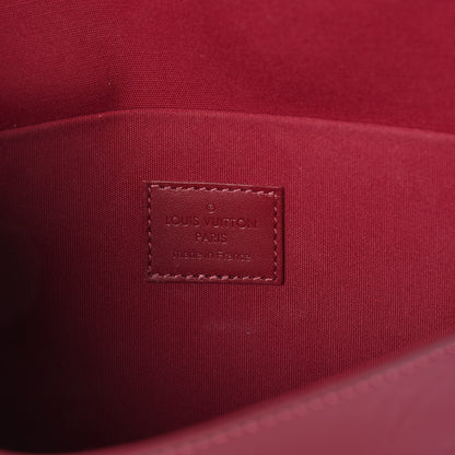 Louis Vuitton Vernis Felicie Chain Wallet Magenta 5 of 7