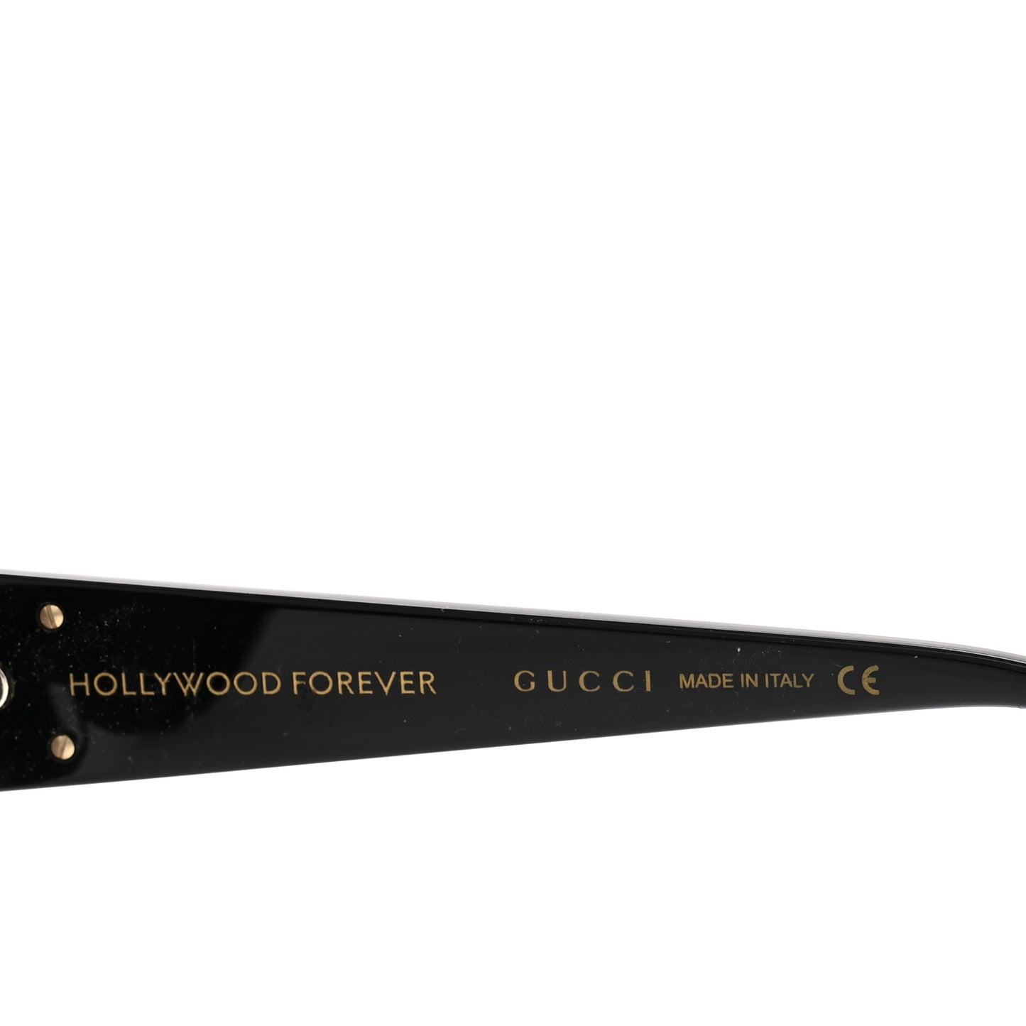Crystal Acetate Cat Eye Sunglasses GG0781S Black