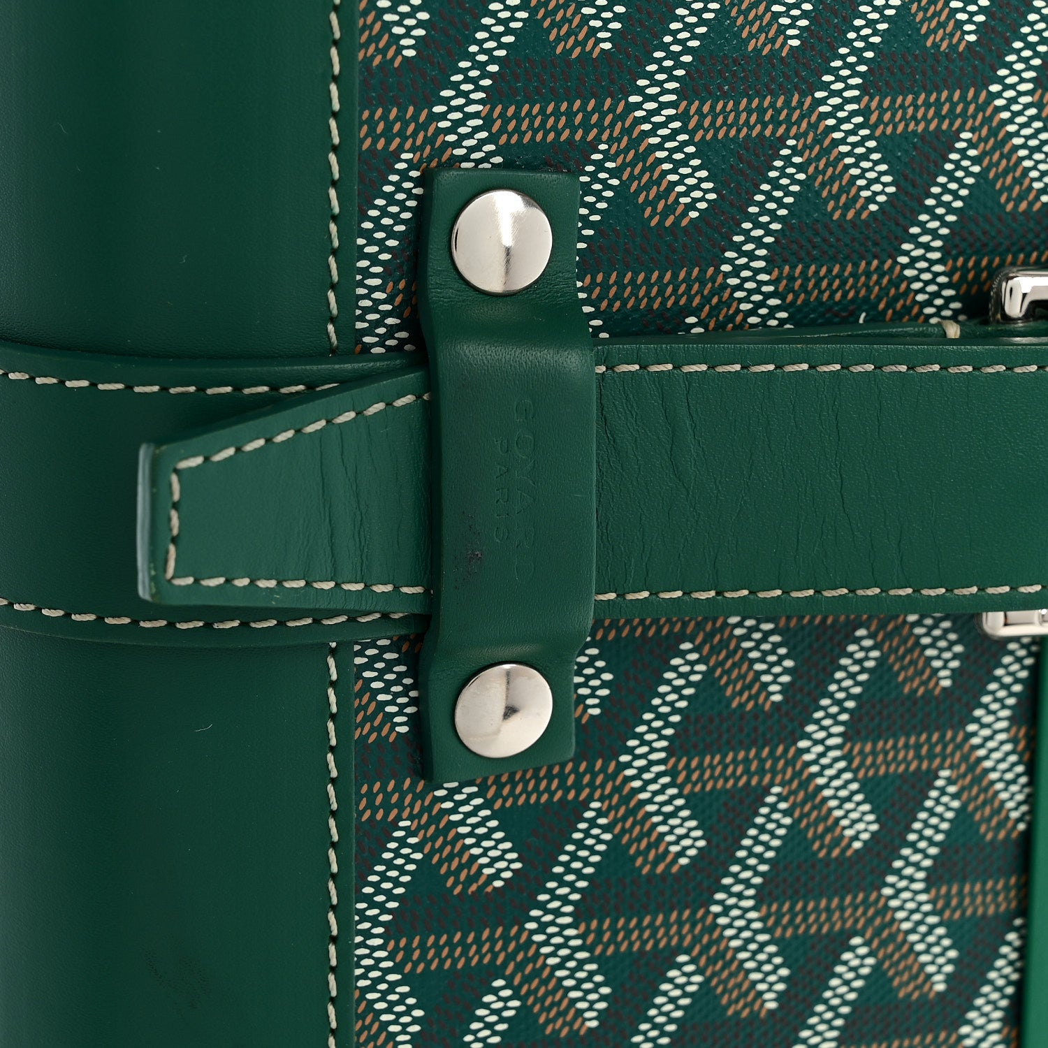 Goyard Goyardine Bourget PM Green 15 of 15