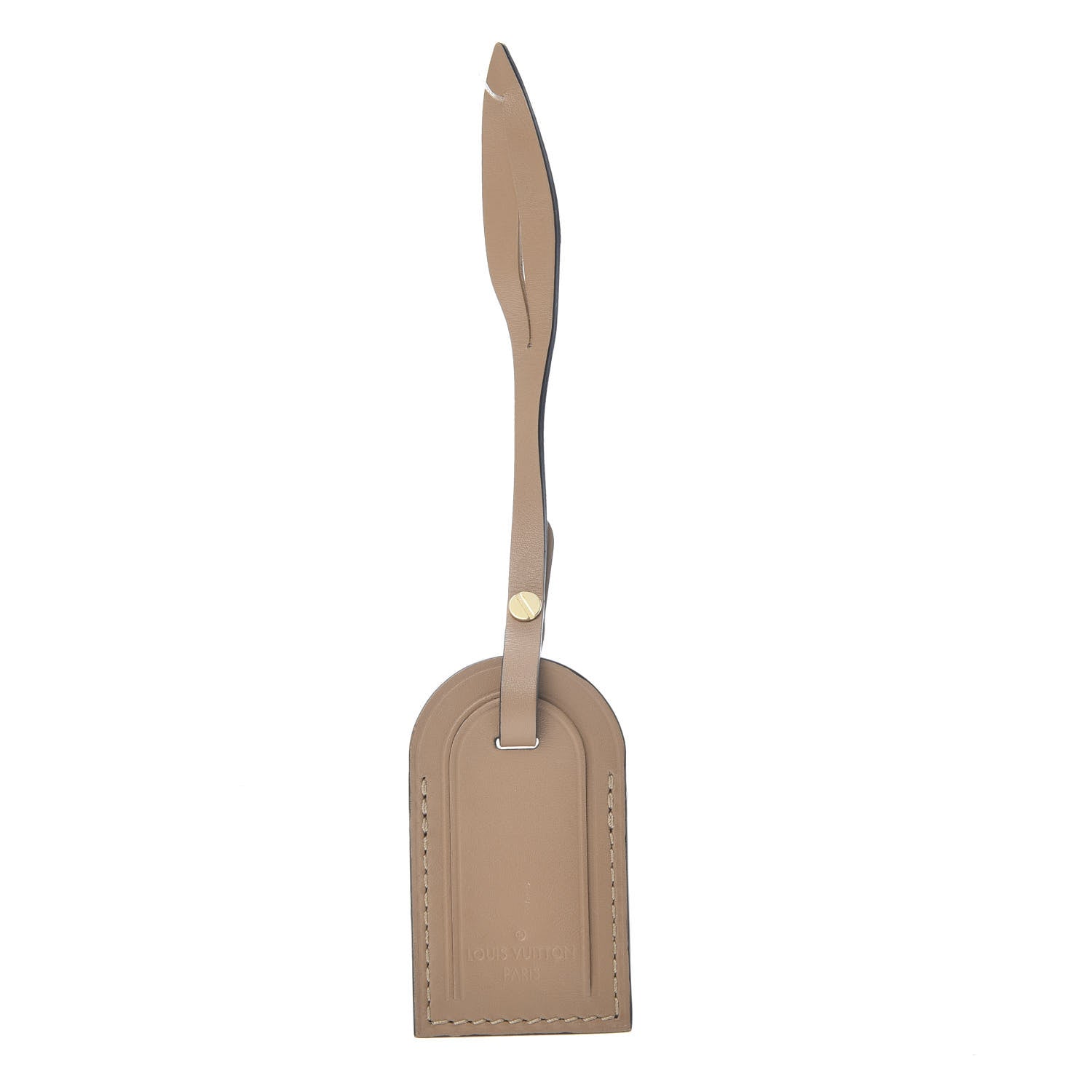 Louis Vuitton Calfskin Small Luggage Tag Sesame 1 of 4