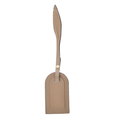 Louis Vuitton Calfskin Small Luggage Tag Sesame 1 of 4