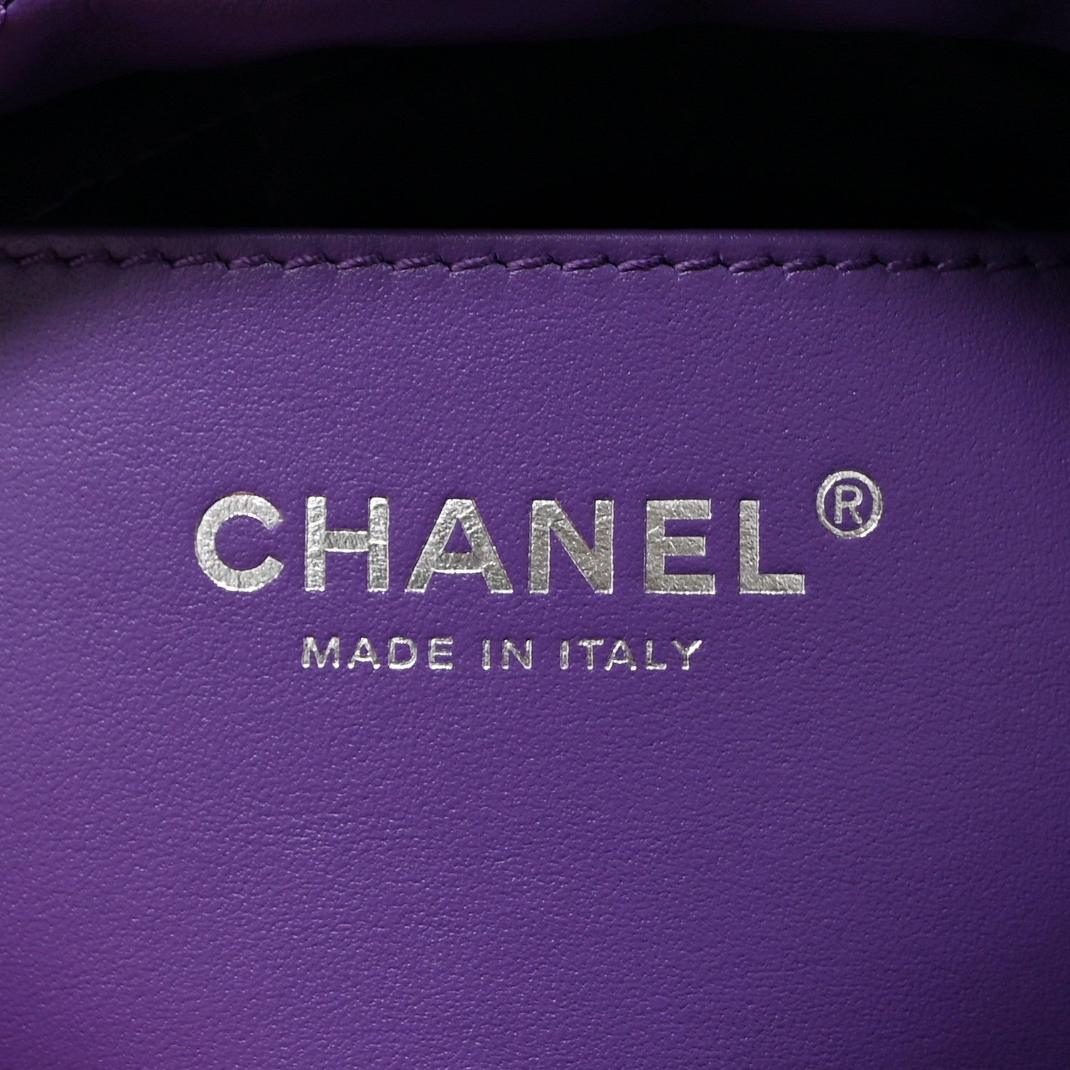 Chanel Shiny Calfskin Quilted Rainbow Mini Chanel 22 Purple 6 of 10