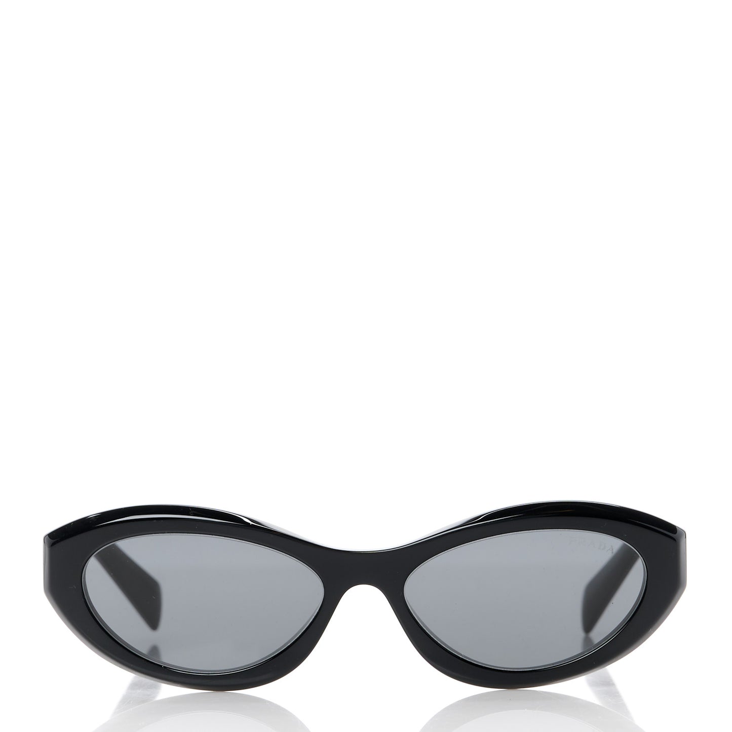 Acetate Oval Sunglasses SPR 26Z Black