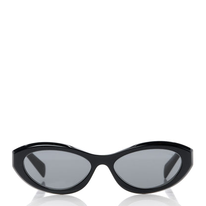 Prada Acetate Oval Sunglasses SPR 26Z Black 2 of 8