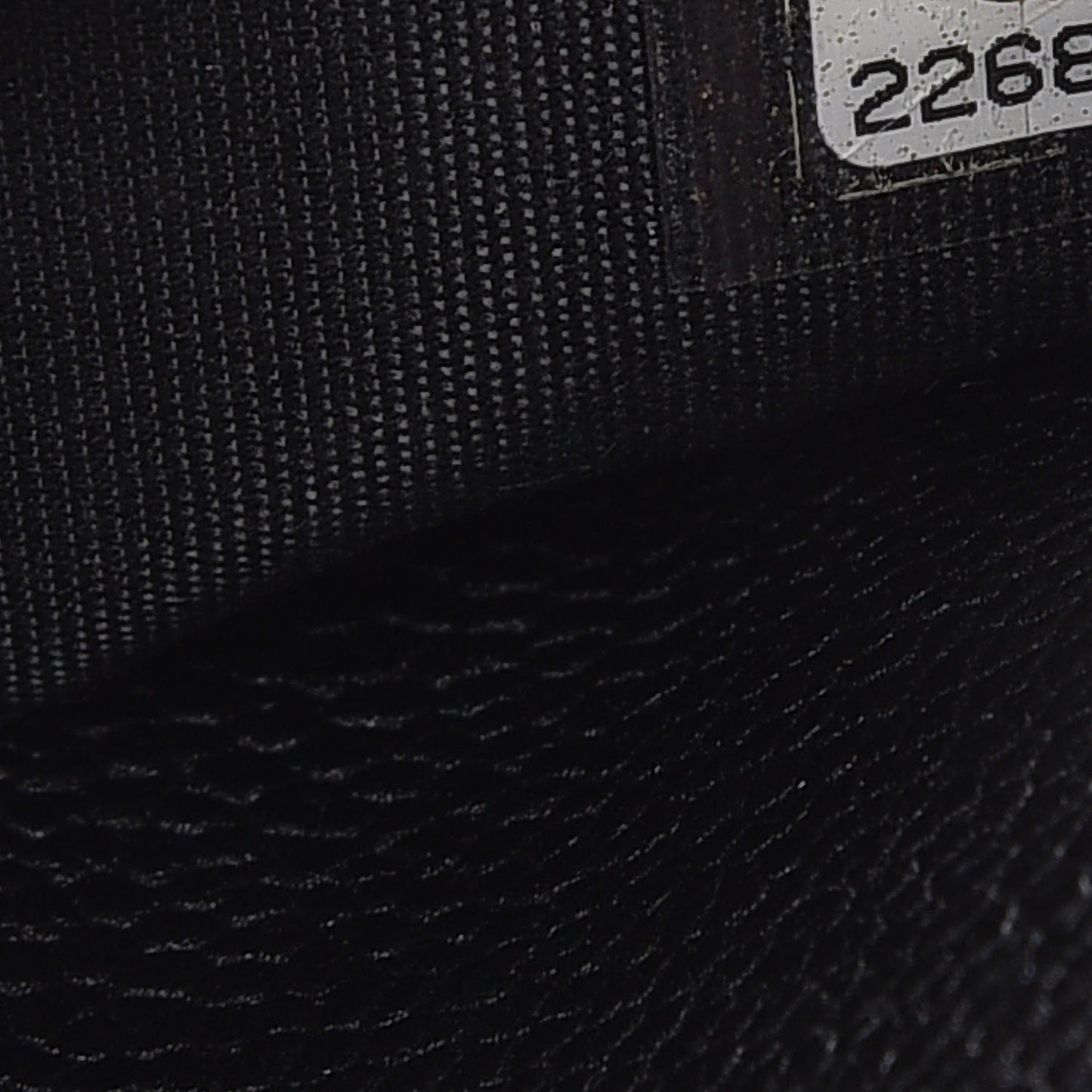 Caviar Quilted Boy Wallet On Chain WOC Black