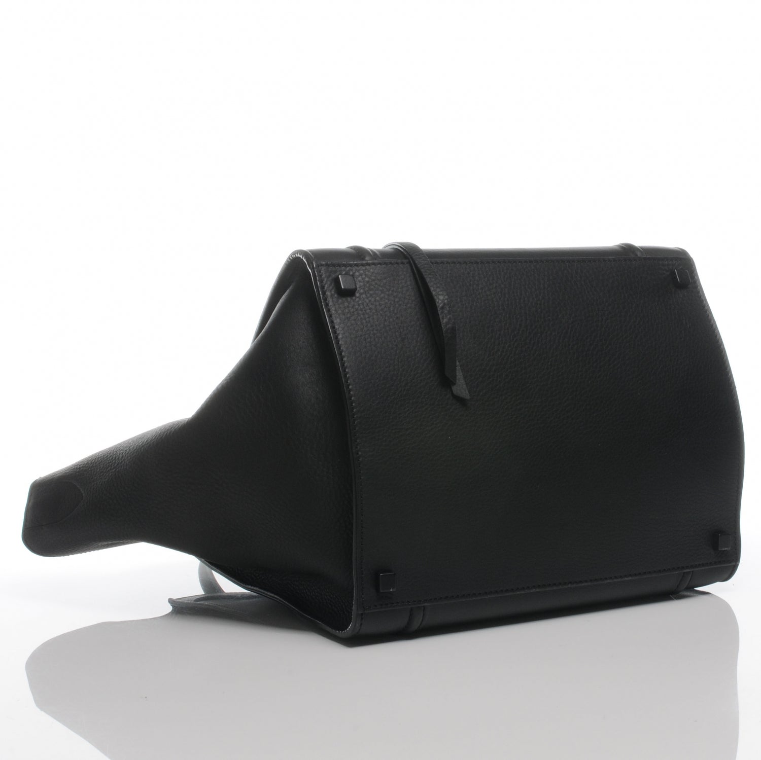 Celine Smooth Calfskin Medium Phantom Luggage Black 5 of 9