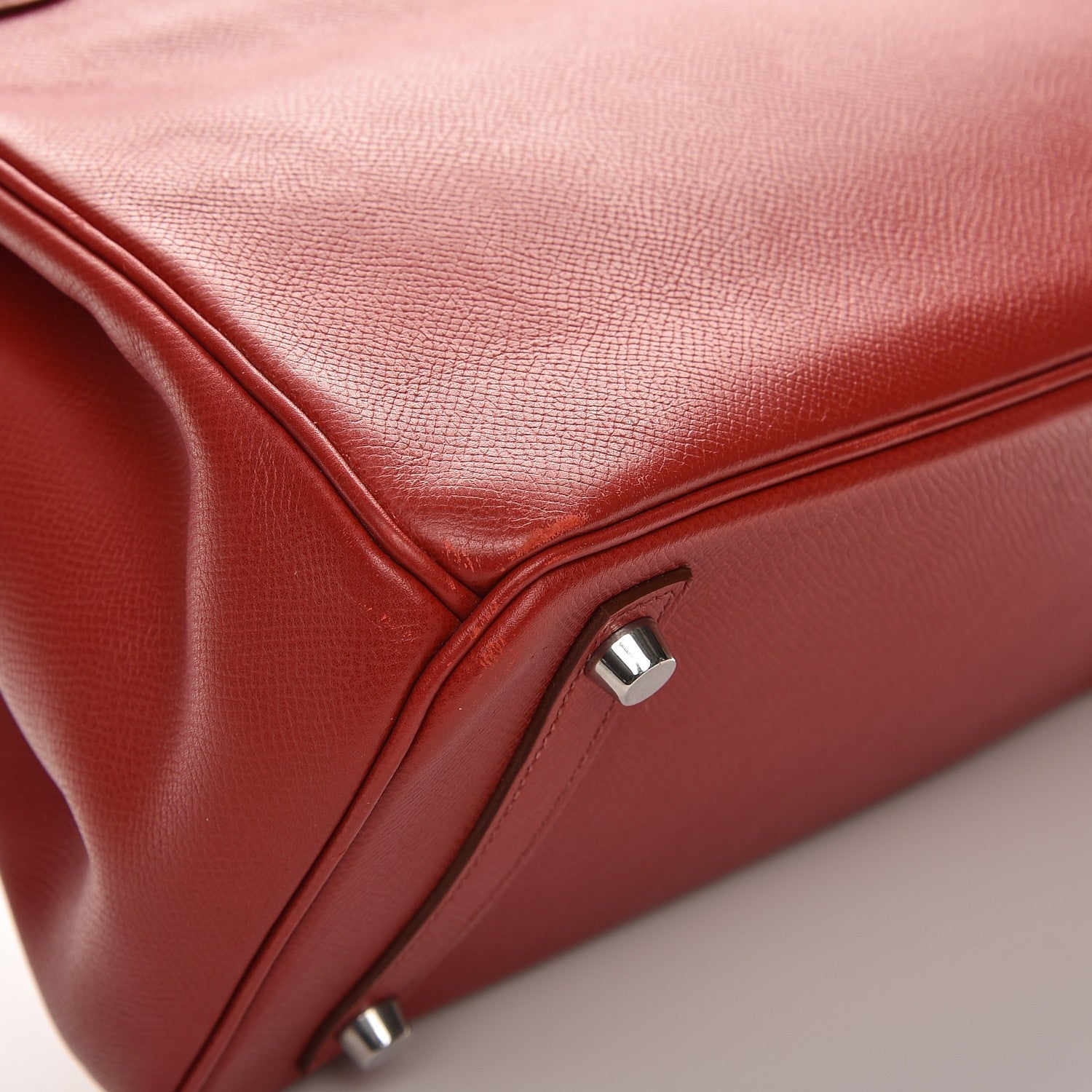 Hermes Epsom Birkin 30 Rouge Garance 33 of 38