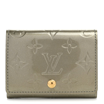 Louis Vuitton Vernis Business Card Holder Gris Art Deco 1 of 9