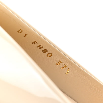 Valentino Garavani Patent Tonal One Stud 100mm Pumps 37.5 White 9 of 10