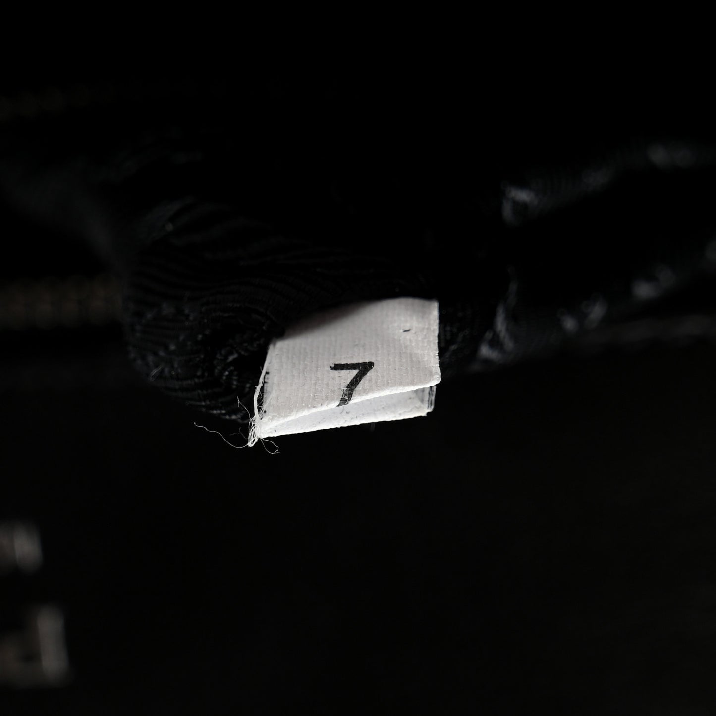City Calfskin Ribbon Bag Black