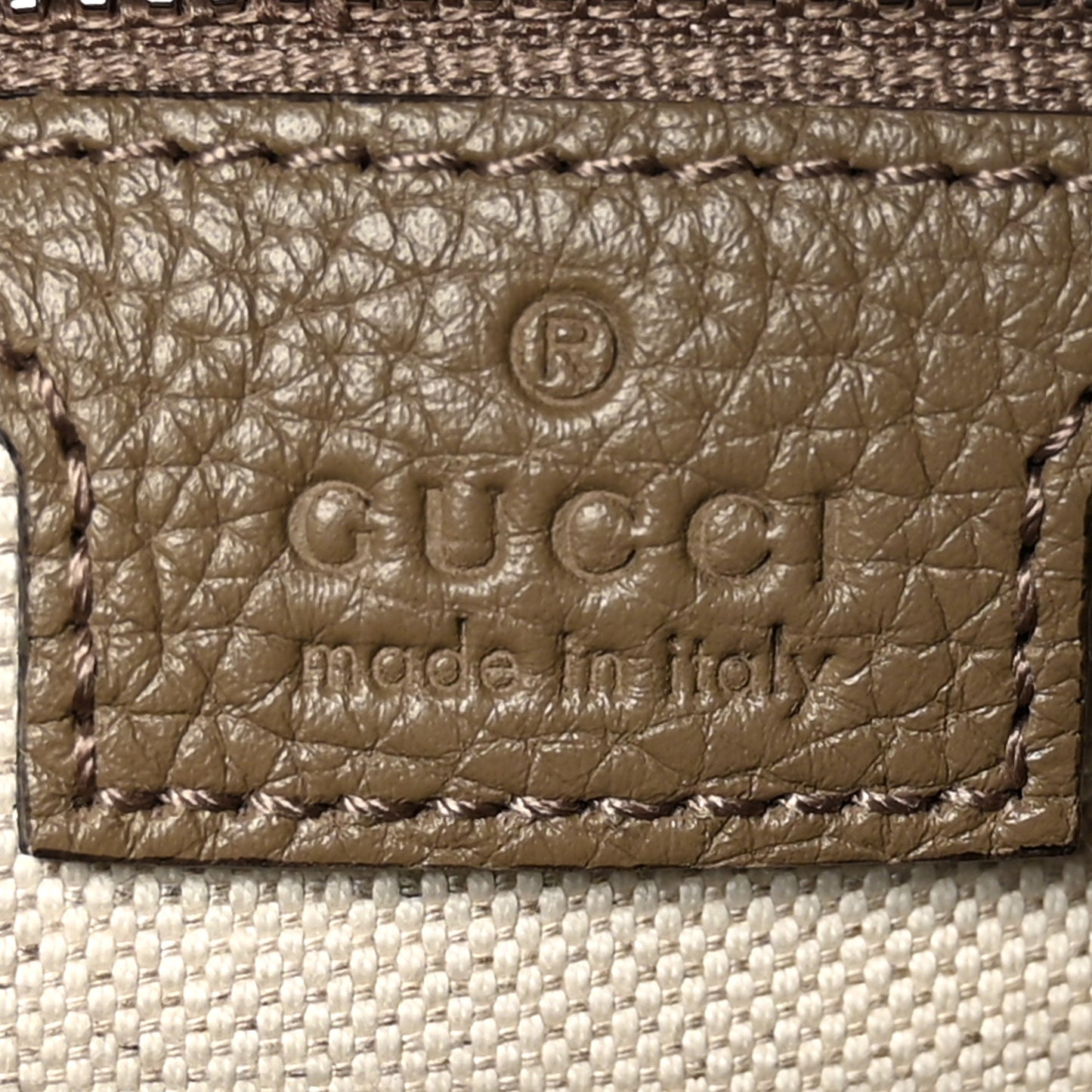Piuma Calfskin Jumbo GG Embossed Large Duffle Bag Good Taupe