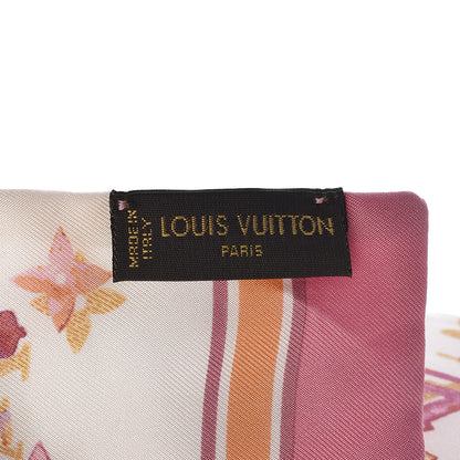 Louis Vuitton Silk Watercolor Aquarelle Bandeau White 4 of 4