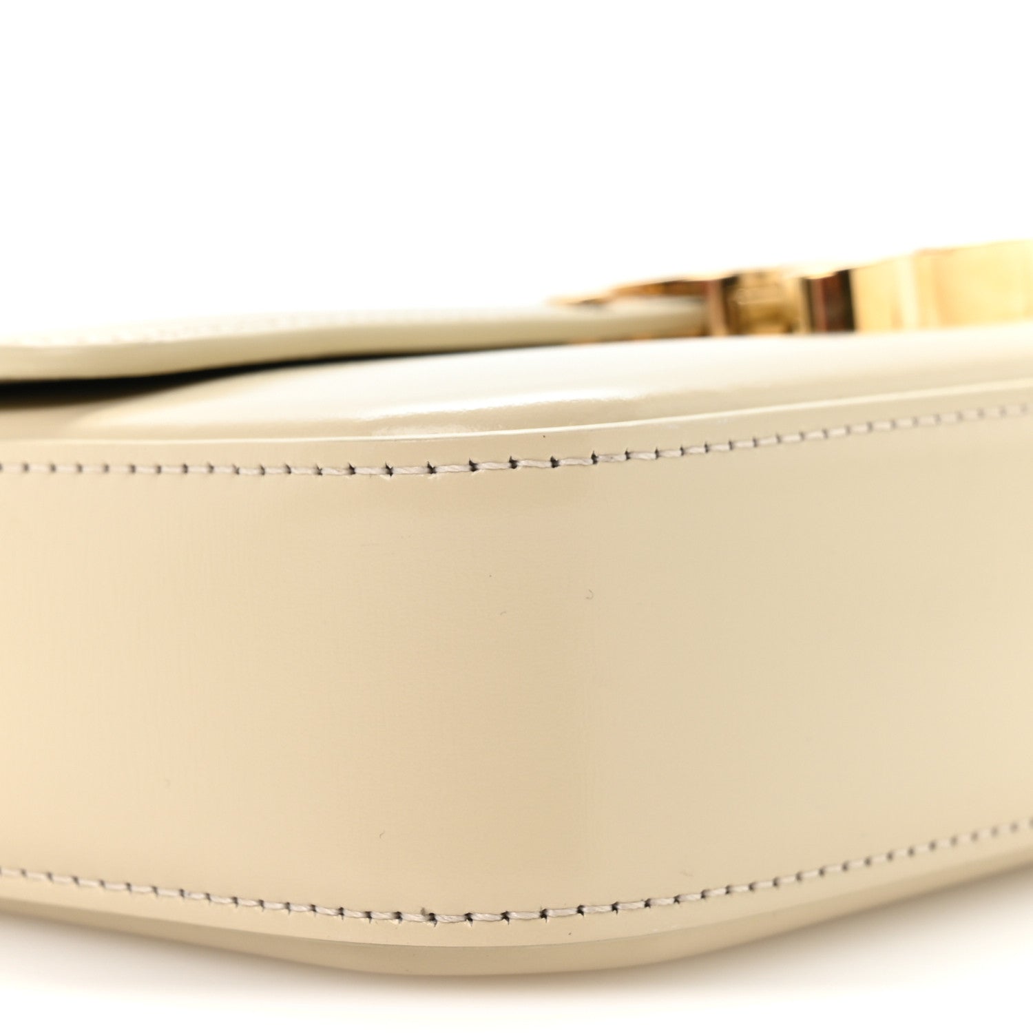 Celine Natural Calfskin Triomphe Shoulder Bag Pampa 10 of 12
