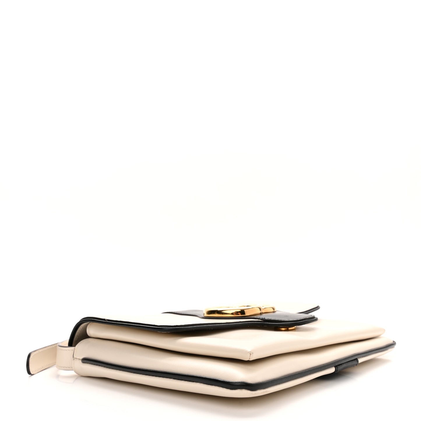 Calfskin Medium Arli Flap Shoulder Bag White