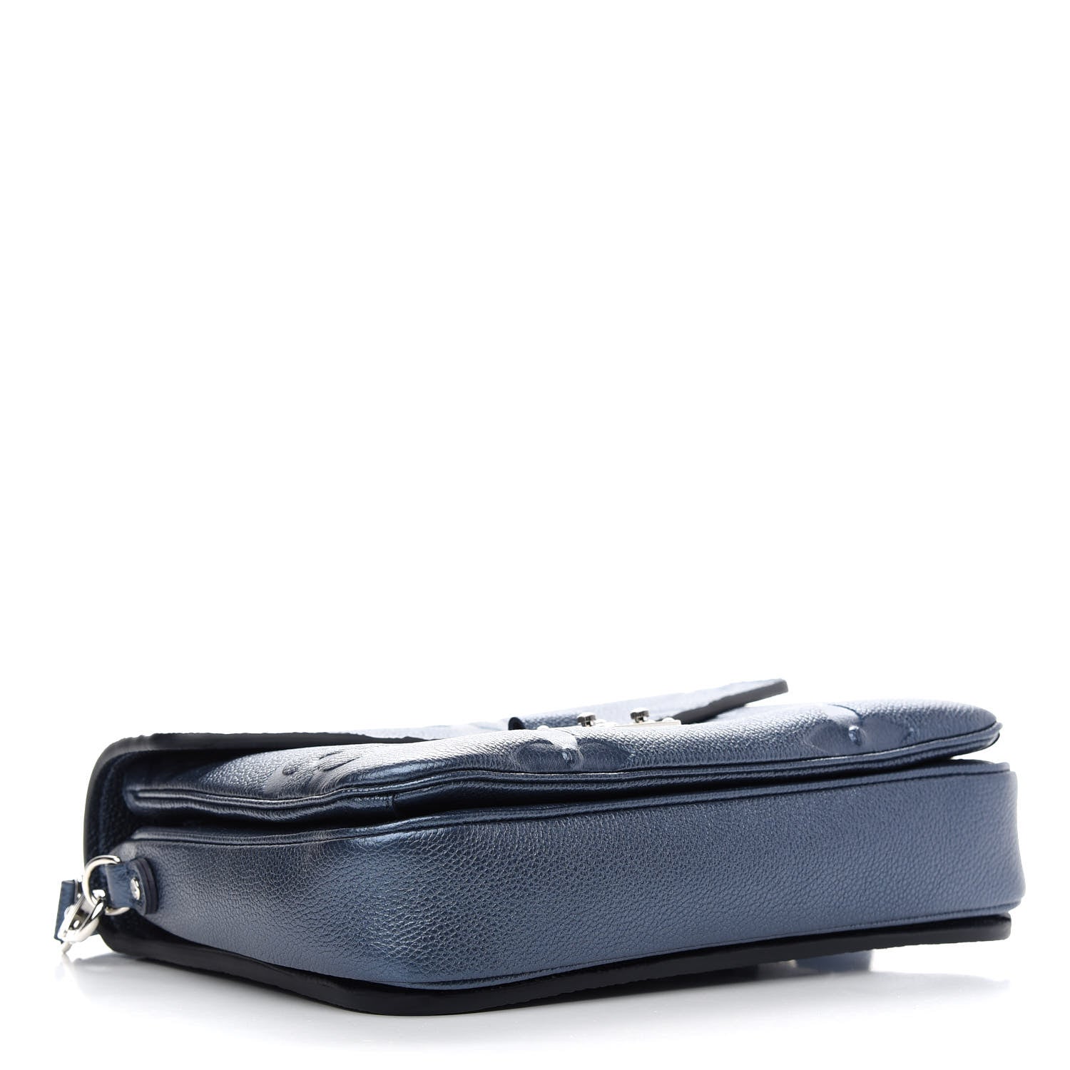 Louis Vuitton Metallic Empreinte Monogram Giant Pochette Metis Navy Nacre 4 of 8