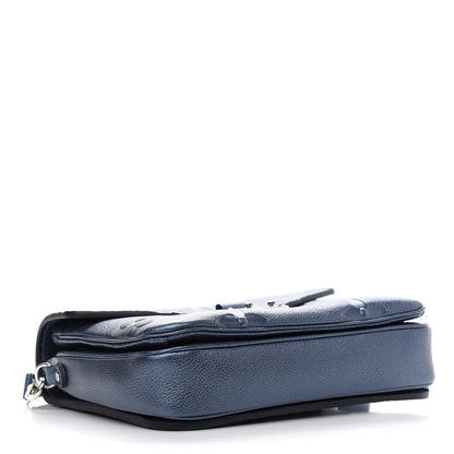 Louis Vuitton Metallic Empreinte Monogram Giant Pochette Metis Navy Nacre 4 of 8