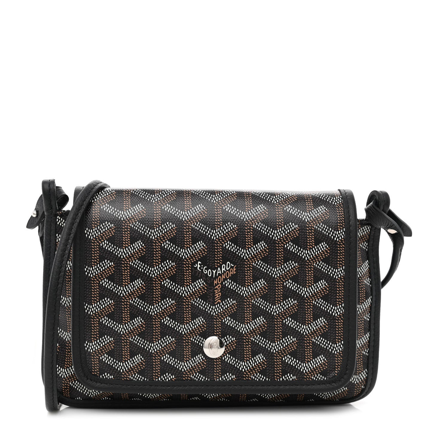 Goyardine Plumet Wallet Clutch Black